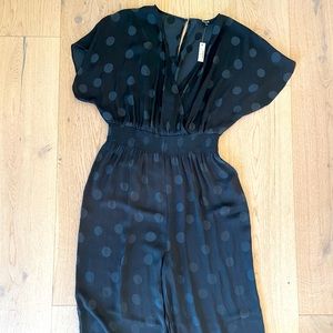 Black party-ready Madewell jumpsuit